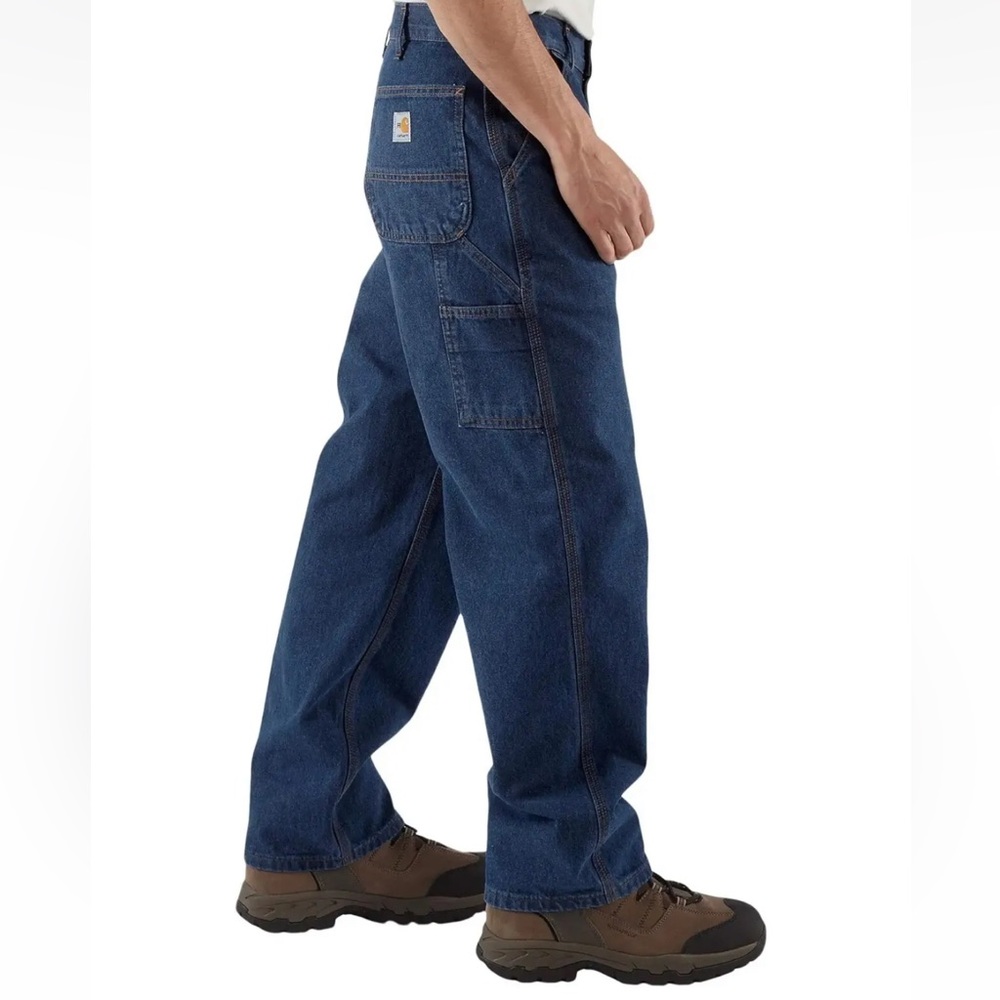 Carhartt FR Men's Jeans Signature Denim Dungaree 46 X 32 New 2112